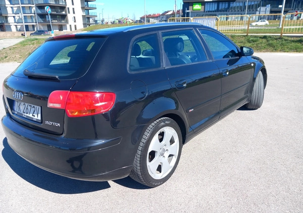 Audi A3 cena 19000 przebieg: 249000, rok produkcji 2007 z Kielce małe 254